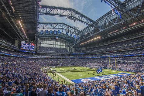 Indianapolis Colts Lucas Oil Stadium 3233 By David Haskett Lucas Oil