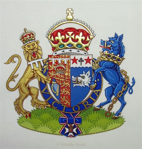 Arms Of HRH The Duchess Of Cornwall In Gouache And Gold On Vellum By