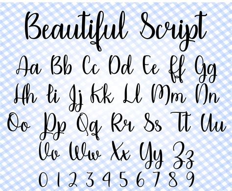 Cursive Font Fonts For Cricut Script Font Handwritten Font Etsy