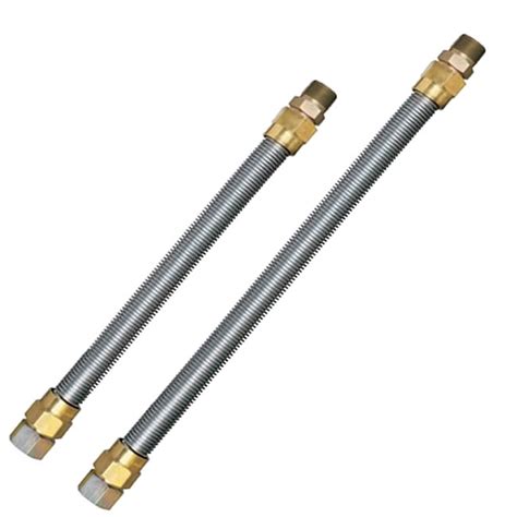 Gas lines in homes are most often done in flexible copper tubing. Ultra High Capacity Flex Connectors | Fine's Gas