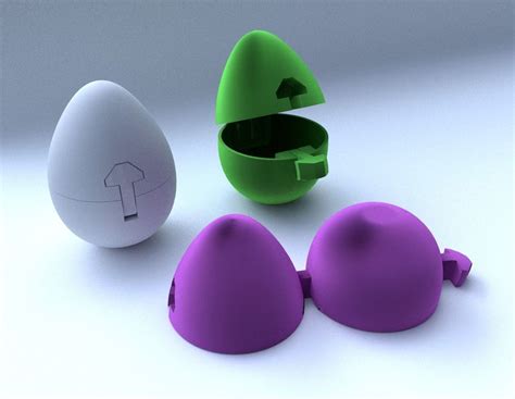 3d Print An Egg Holder With A Built In Latch Easter Eggs Egg