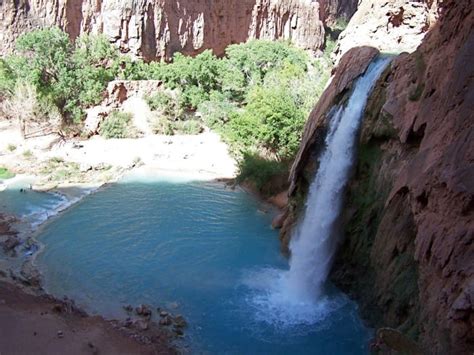 Havasu Falls Is A Hidden Lagoon With The Bluest Waters In The Us
