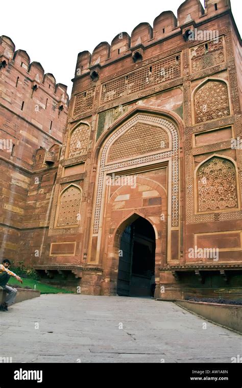 Entry Gates Of The Agra Fort Hi Res Stock Photography And Images Alamy