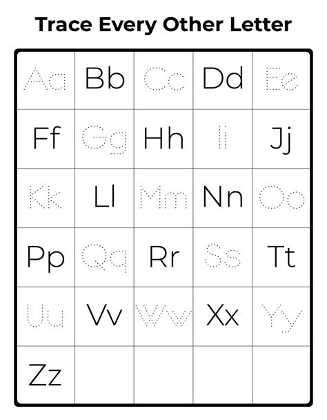 Free printable alphabet upper and lowercase printable