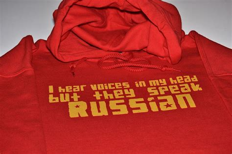i hear russian voices funny hoodie russia hooded sweatshirt men women soviet ussr cccp communist