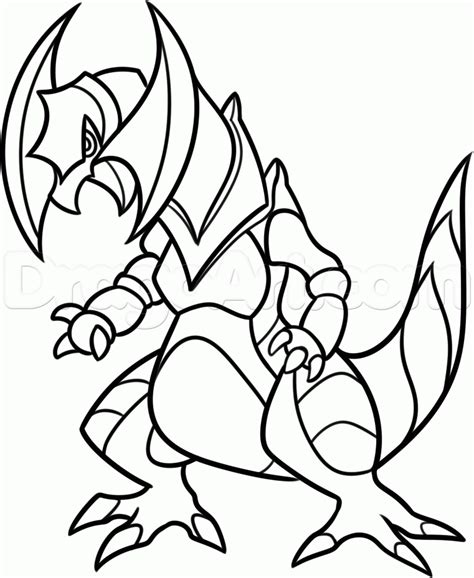Free printable pokemon coloring book. Haxorus Pokemon Coloring Page - Free Printable Coloring ...