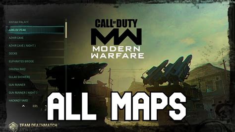 Call Of Duty Modern Warfare All Maps 2019 Youtube