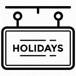 Holiday Icon Holidays Banner Closed Icons Tag