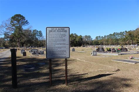 North End Cemetery Quitman Quitman Brooks County Georgi Flickr