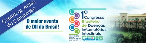 Confira os anais do 1º Congresso Brasileiro de DII GEDIIB