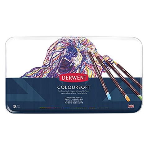 Derwent Artists Lightfast Coloursoft Procolour Comparison The Art