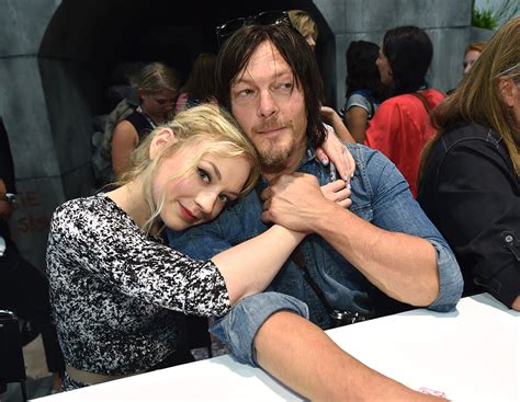 norman reedus and emily kinney together