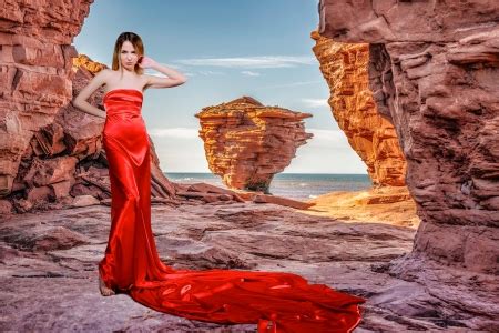Jasmine Hane In Red Models Female People Background Wallpapers On