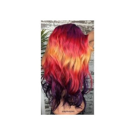 Colorful Hair Liked On Polyvore Featuring Beauty Products And Haircare