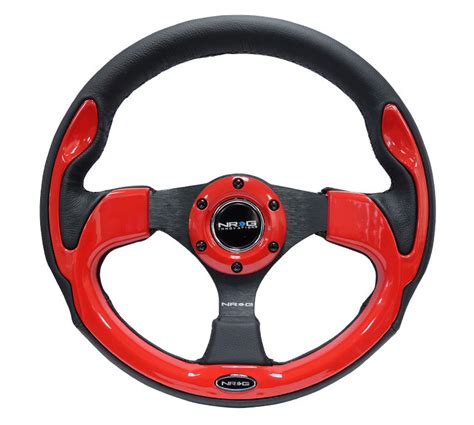 Nrg Rst 001rd 320mm Sport Steering Wheel With Red Inserts Drive Nrg