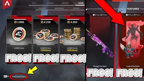 Secret Code To Get Free Coins In Apex Legends How To Get Free Skins