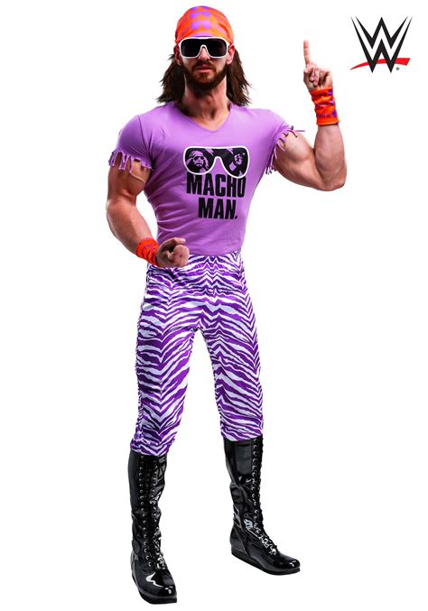 Macho Man Madness Wwe Adults Costume Wrestling Costume