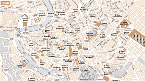 Mappa Di Roma Cartina Di Roma