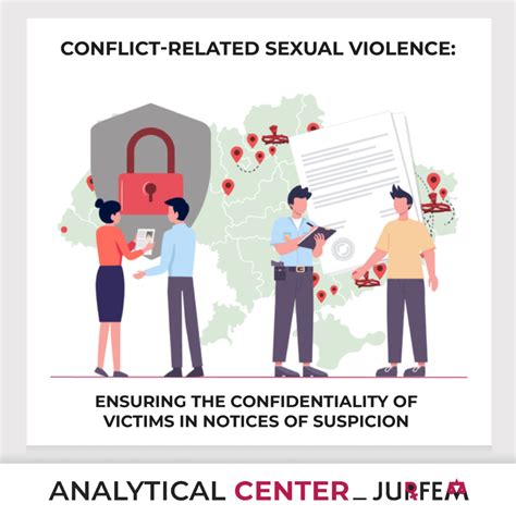 conflict related sexual violence ensuring the confidentiality of victims in notices of