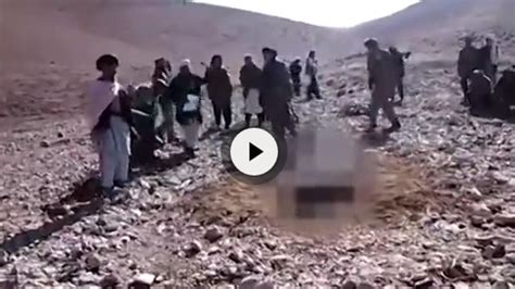 Graphic Video Shows Afghan Woman Stoned To Death For Eloping News Khaleej Times