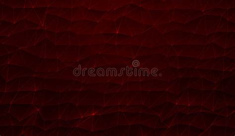 Abstract Red Particles Digital Technology Background Design Stock Vector Illustration Of