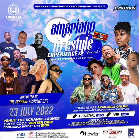amapiano lifestyle experience winter wonderland 1st edition launch 🇸🇿 howler