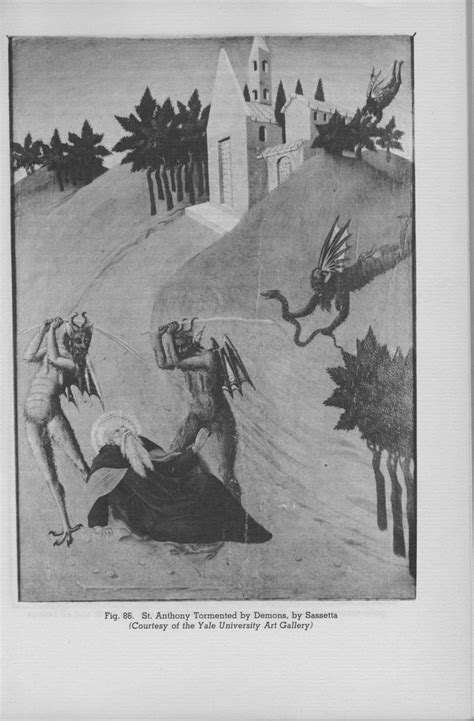 Images From The Book — Fig 86 St Anthony Tormented By Demons Sassetta