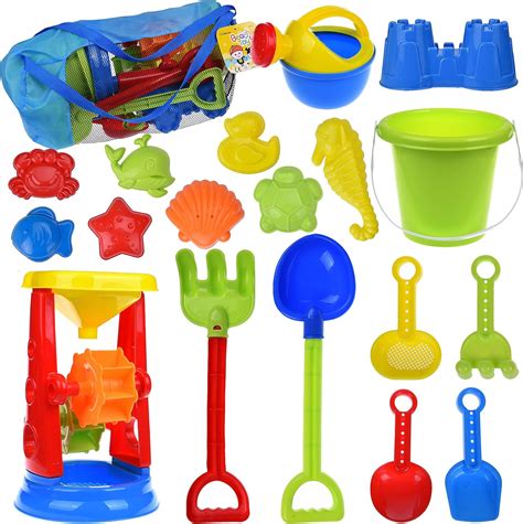 Fun Little Toys Kids Beach Sand Toys Set Sand Water Wheel