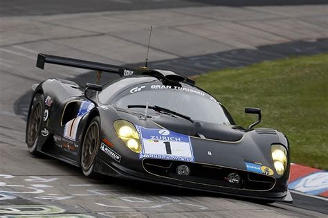 Ferrari P45 Racecar In Flames At The Nurburgring 24 Hours Drive Arabia