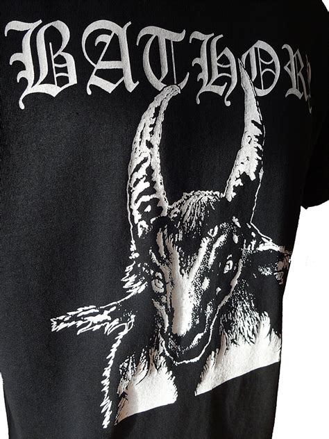 Bathory T Shirt Goat Unisex Adults The Return Under The Sign Etsy