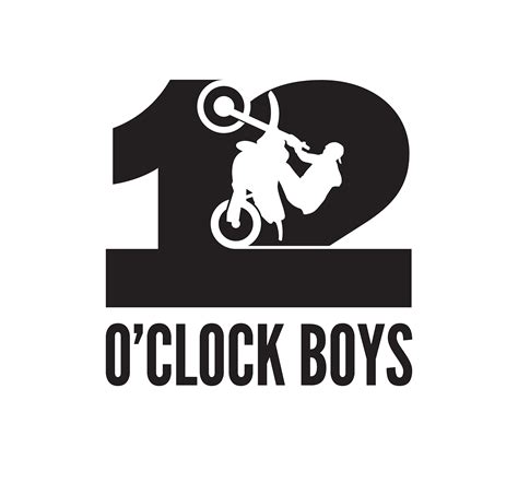 12 Oclock Boys Logo Boys Typography Logo