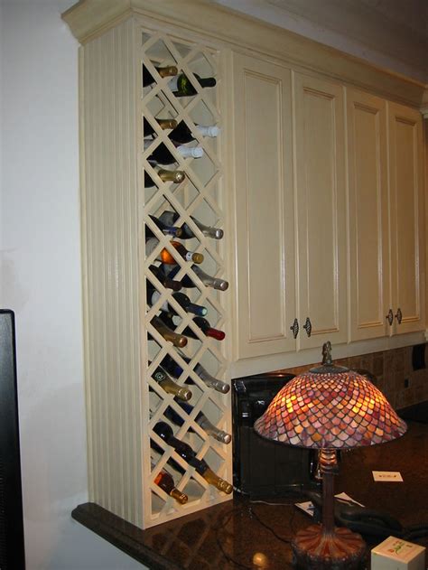 Under cabinet mounted rustic wood wine rack rustic decor. Cabinet Construction, Design & Restoration Services ...