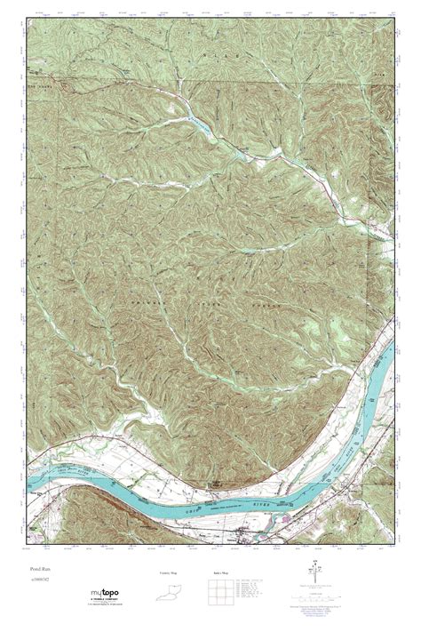 Mytopo Pond Run Ohio Usgs Quad Topo Map