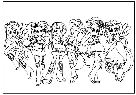 High Quality Rainbow Dash Equestria Girl Coloring Page Most Searched