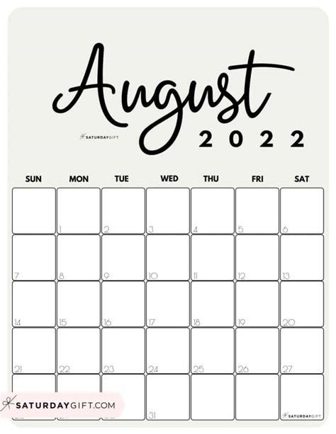 July 2022 Weekly Calendar Printable