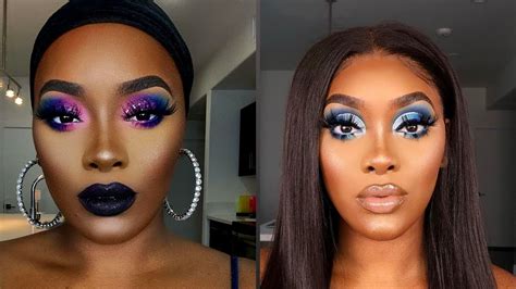 Black Women Makeup Tutorial Compilation 7 Youtube