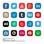 Social Icons Clipart Logos Graphic Hq Basic