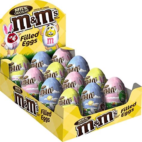 Mandms Easter Milk Chocolate Candy In Easter Eggs 093 Ounce Egg 12