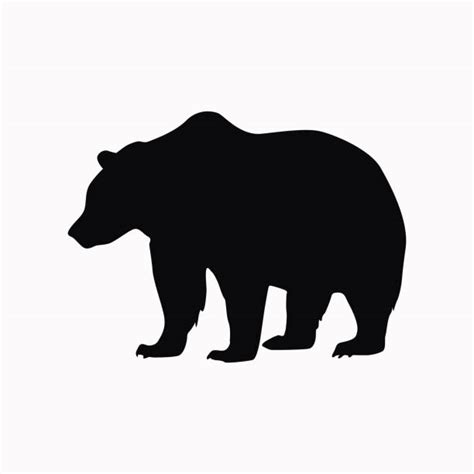 Grizzly Bear Standing On Rock Vector Clipart Image Free