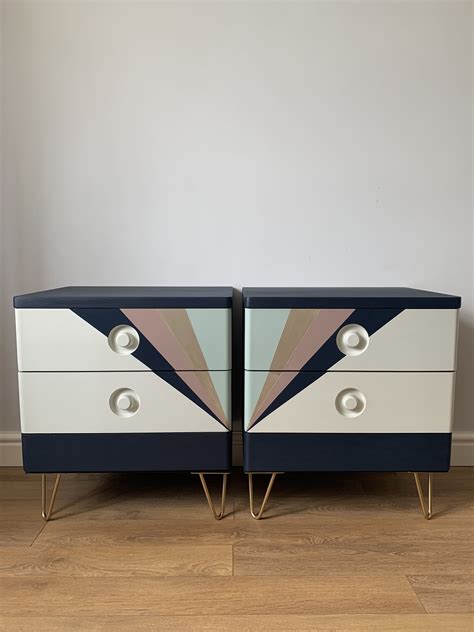 Solid and well made popular furniture from the stag minstrel range. Pair of Stag Bedside Cabinets bedside drawers vintage ...