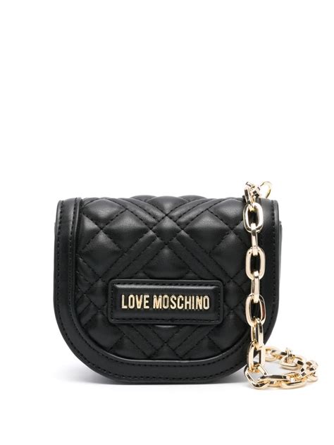 Love Moschino Logo Lettering Cross Body Bag Farfetch