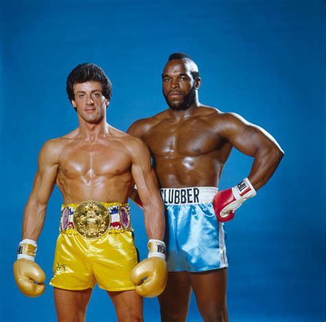 Sylvester Stallone And Mr T Pose For Sports Illustrated In 1982