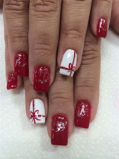 Cute Simple And Easy Christmas Nails Art Designs 2019 Fabulous Nail Art