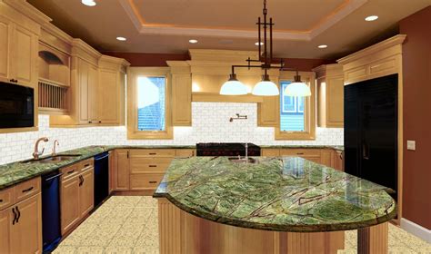 Green Granite Kitchen Countertops Green Granite Counter Tops For Kitchen