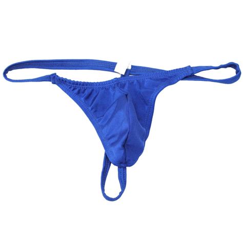 Hot Sexy Mens Bikini Thong G String T Back Jockstrap Underwear Briefs Blue Newjockstrap