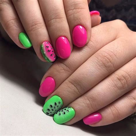 Vivid Nails Art Ideas For 2021 Summer With Different Colours And Styles