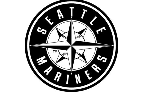 Seattle Mariners Logo Black And White Diysus