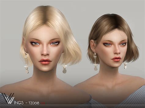 The Sims Resource Wings Tz0618 Sims 4 Hairs
