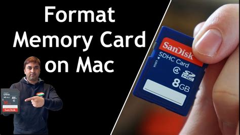 How To Format Memory Card On Mac Format Sd Card On Mac Youtube