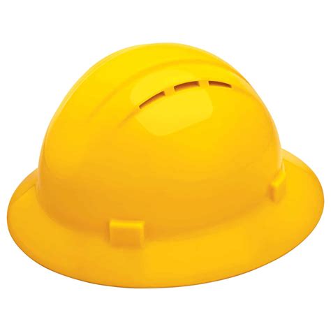 Americana Vented Ansi Rated Full Brim Custom Hard Hat With 4 Point